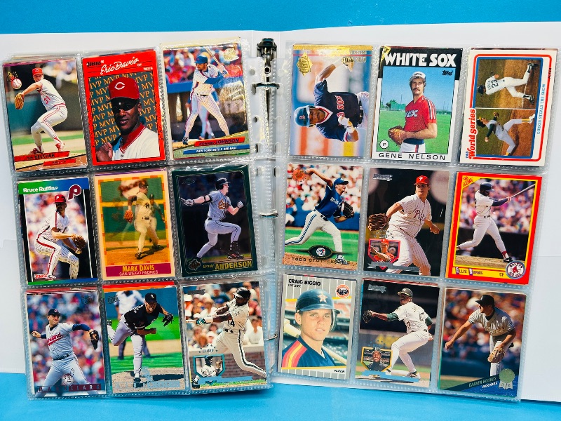 Photo 1 of 025223… final sale no returns/refunds-360 mixed baseball cards in binder
