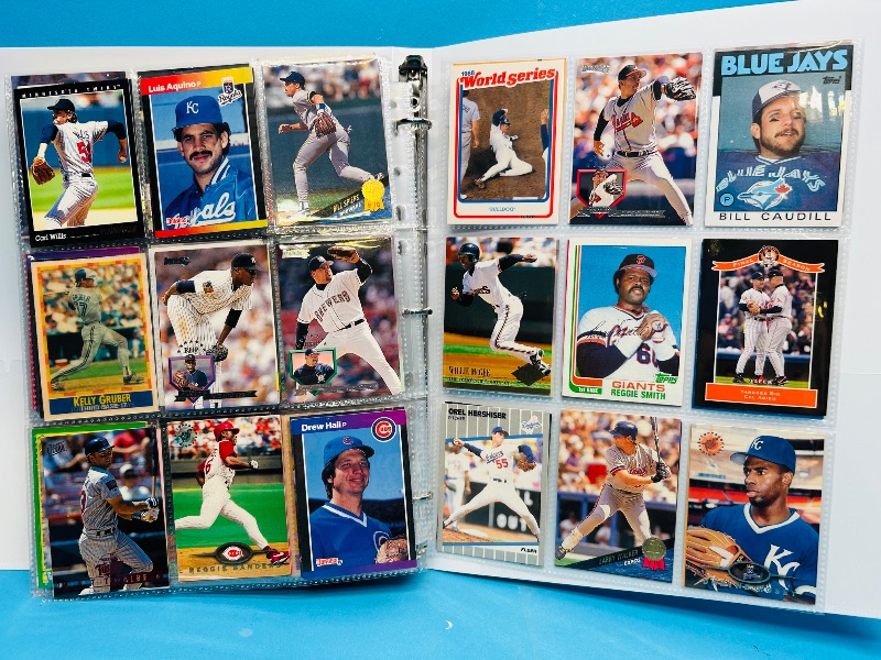 Photo 1 of 025223… final sale no returns/refunds-360 mixed baseball cards in binder