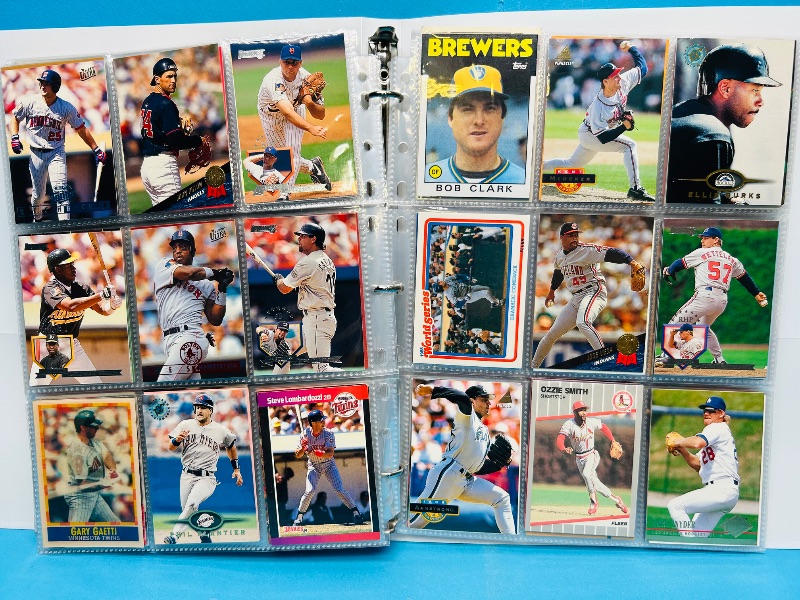 Photo 1 of 025223… final sale no returns/refunds-360 mixed baseball cards in binder