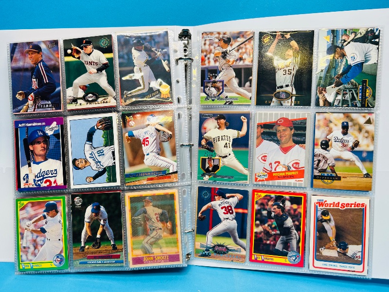 Photo 1 of 025223… final sale no returns/refunds-360 mixed baseball cards in binder