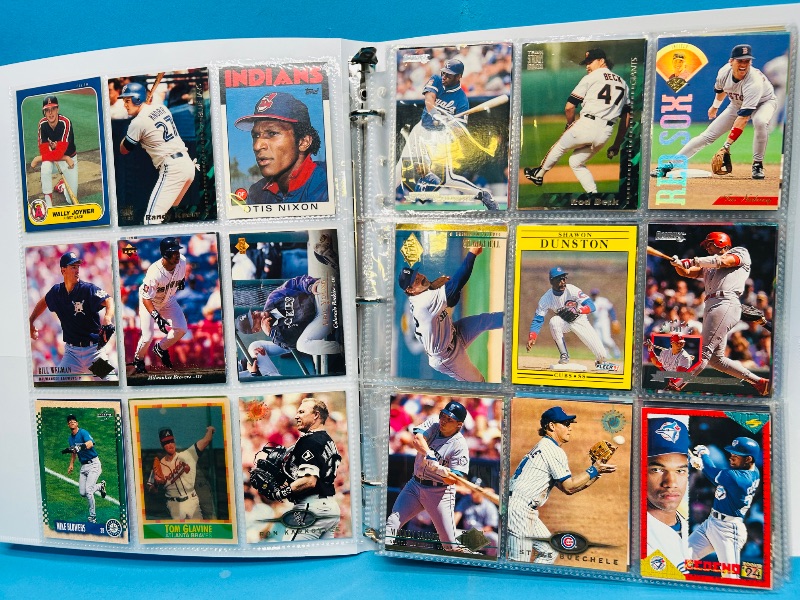 Photo 1 of 025223… final sale no returns/refunds-360 mixed baseball cards in binder