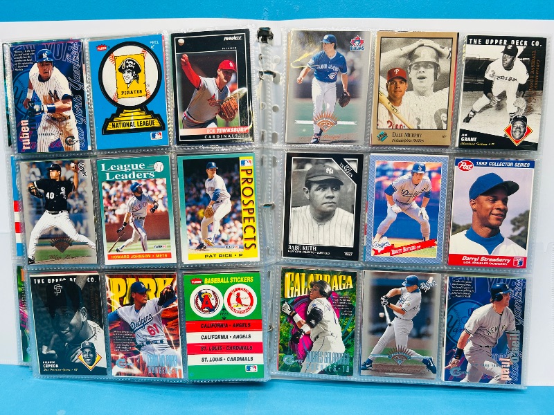 Photo 1 of 025224… final sale no returns/refunds-360 mixed baseball cards in binder