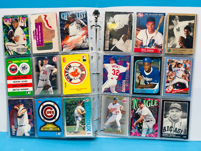Photo 1 of 025224… final sale no returns/refunds-360 mixed baseball cards in binder