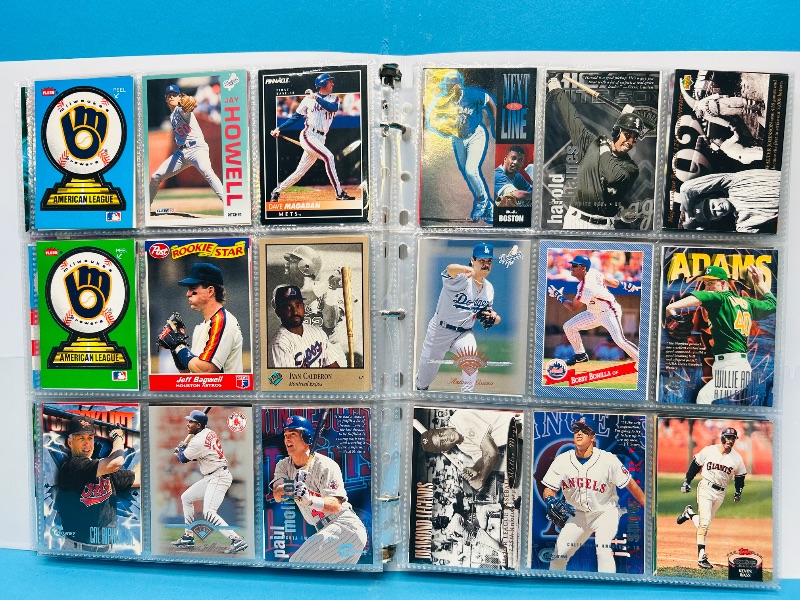 Photo 1 of 025224… final sale no returns/refunds-360 mixed baseball cards in binder