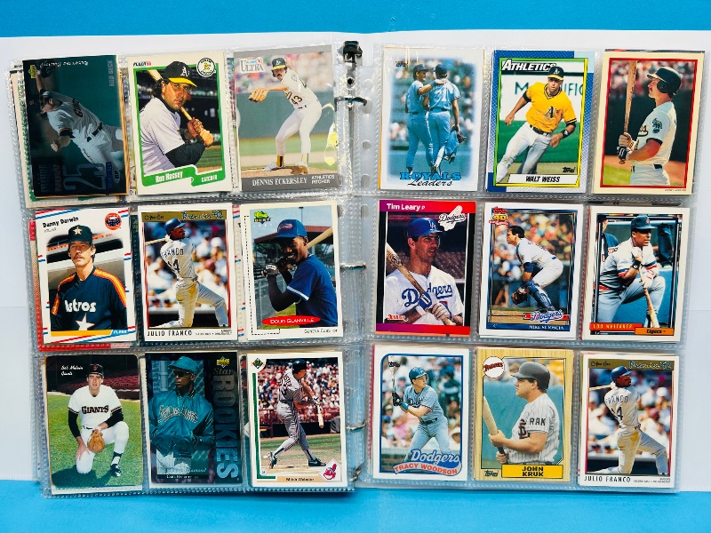 Photo 1 of 025225… final sale no returns/refunds-360 mixed baseball cards in binder
