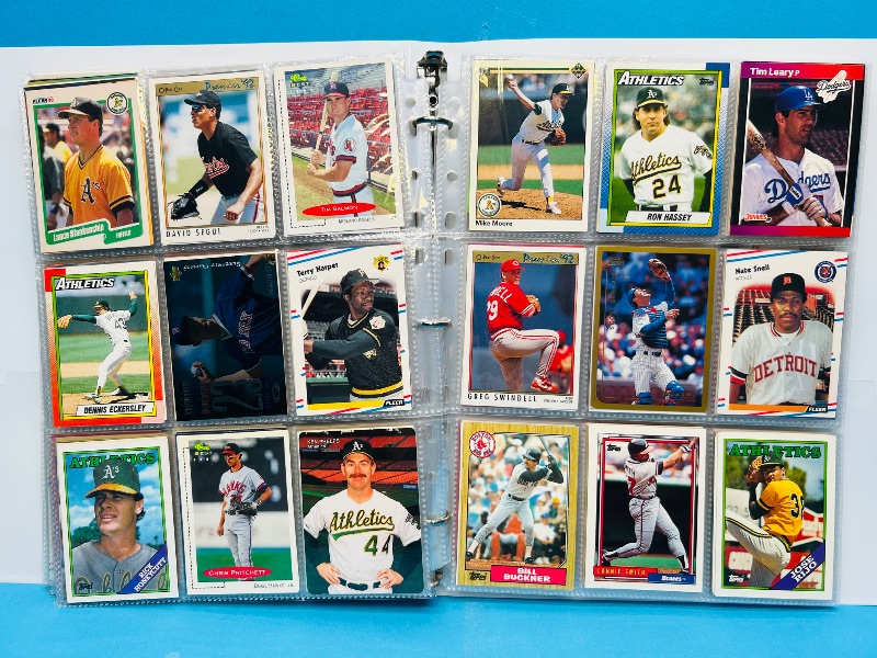 Photo 1 of 025225… final sale no returns/refunds-360 mixed baseball cards in binder