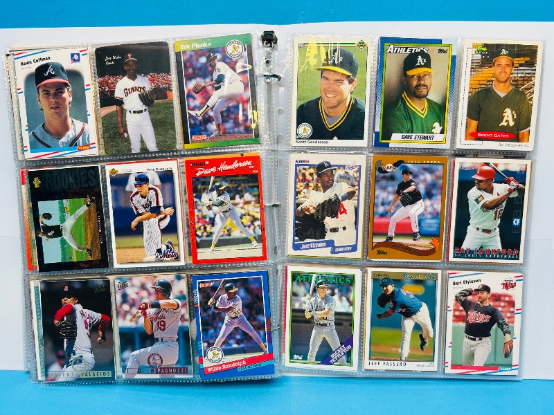 Photo 1 of 025225… final sale no returns/refunds-360 mixed baseball cards in binder