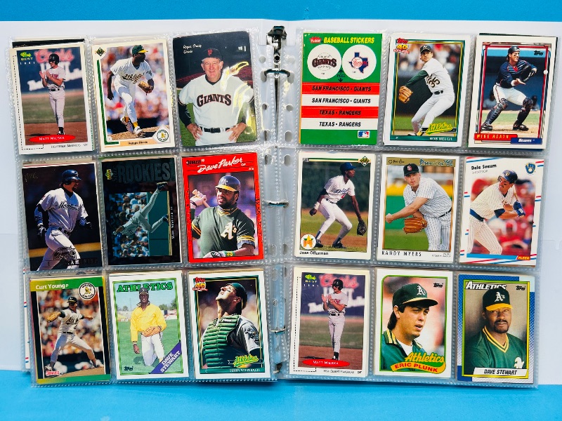 Photo 1 of 025225… final sale no returns/refunds-360 mixed baseball cards in binder