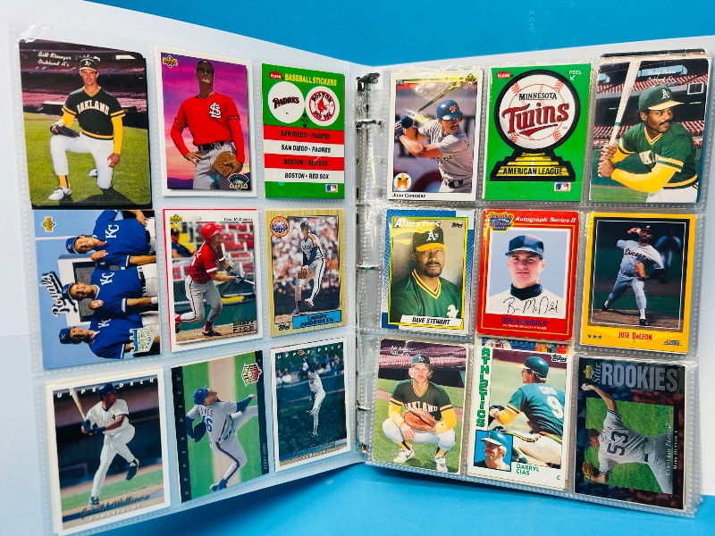 Photo 1 of 025225… final sale no returns/refunds-360 mixed baseball cards in binder