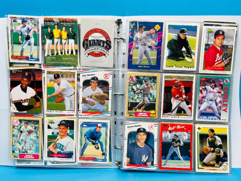 Photo 1 of 025225… final sale no returns/refunds-360 mixed baseball cards in binder