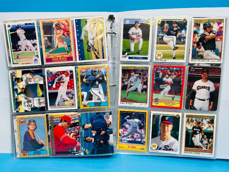 Photo 1 of 025225… final sale no returns/refunds-360 mixed baseball cards in binder