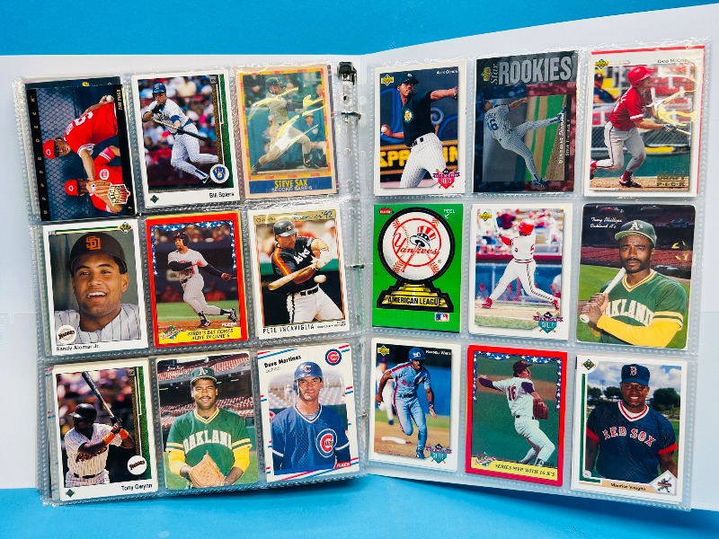 Photo 1 of 025225… final sale no returns/refunds-360 mixed baseball cards in binder