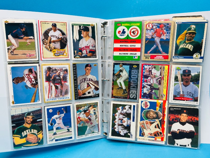 Photo 1 of 025225… final sale no returns/refunds-360 mixed baseball cards in binder