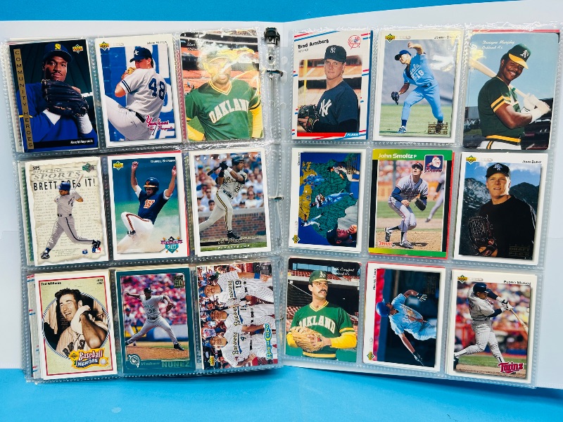 Photo 1 of 025225… final sale no returns/refunds-360 mixed baseball cards in binder
