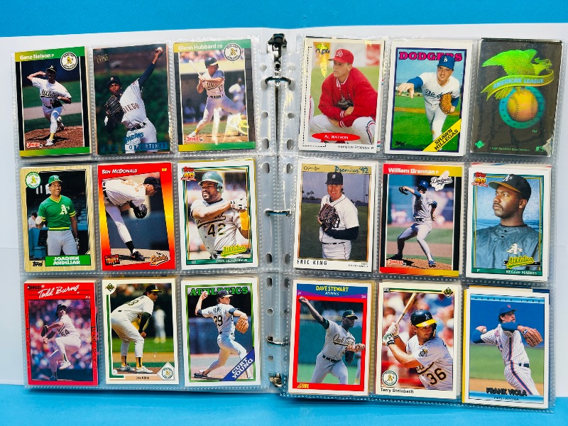 Photo 1 of 025225… final sale no returns/refunds-360 mixed baseball cards in binder
