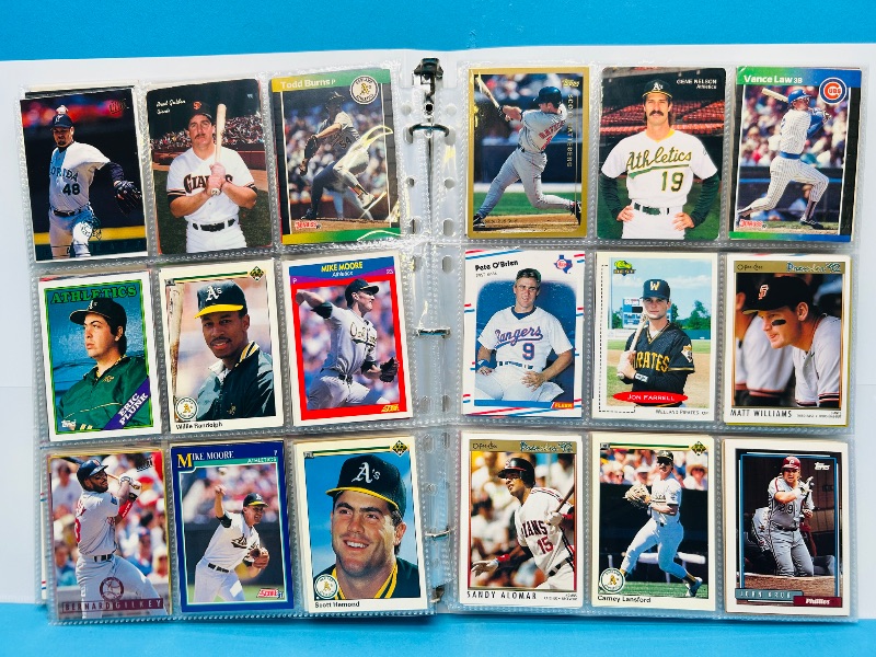 Photo 1 of 025225… final sale no returns/refunds-360 mixed baseball cards in binder