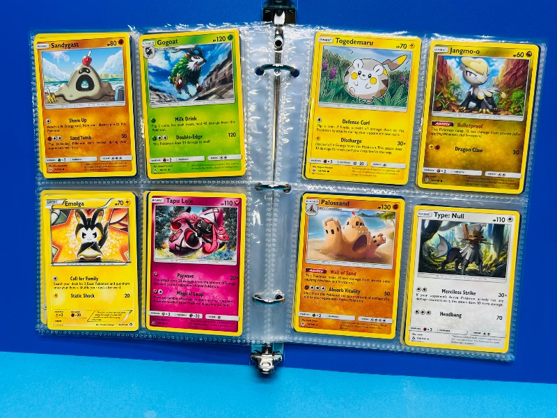 Photo 1 of 025227… final sale no returns/refunds-104 mixed Pokemon cards and stickers in binder