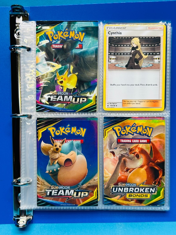 Photo 1 of 025227… final sale no returns/refunds-104 mixed Pokemon cards and stickers in binder