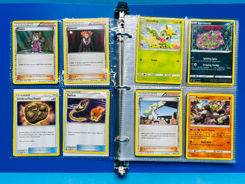 Photo 1 of 025227… final sale no returns/refunds-104 mixed Pokemon cards and stickers in binder