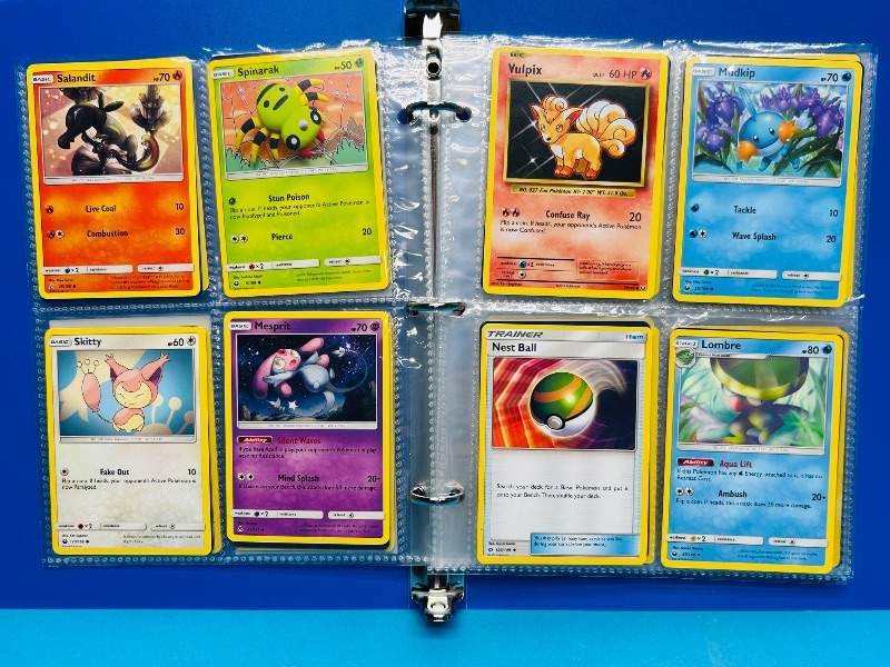 Photo 1 of 025227… final sale no returns/refunds-104 mixed Pokemon cards and stickers in binder