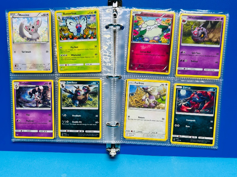 Photo 1 of 025227… final sale no returns/refunds-104 mixed Pokemon cards and stickers in binder