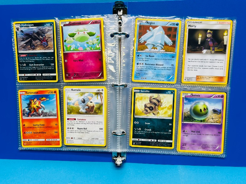 Photo 1 of 025227… final sale no returns/refunds-104 mixed Pokemon cards and stickers in binder