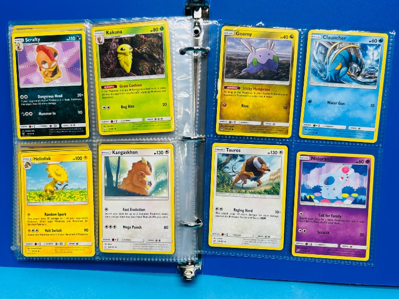 Photo 1 of 025227… final sale no returns/refunds-104 mixed Pokemon cards and stickers in binder