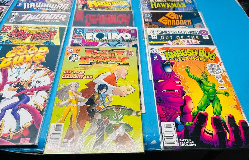 Photo 1 of 025285…  final sale no returns/refund-30 mixed comics in plastic sleeves 