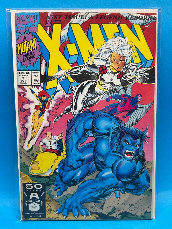 Photo 1 of 025289…X-men comic #1 in plastic sleeve 