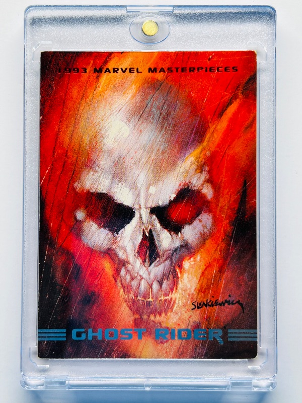 Photo 1 of 025305…Ghost Rider card 13  in hard plastic case