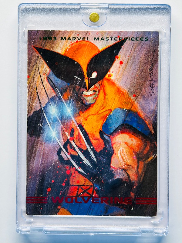 Photo 1 of 025306…Wolverine card 6  in hard plastic case