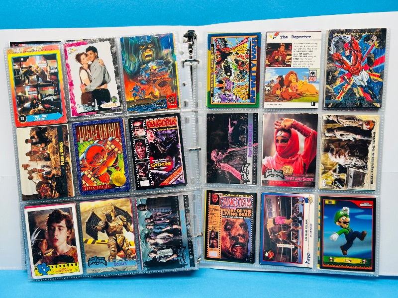 Photo 1 of 025313…final sale no returns/refunds-270 mixed character/game cards in binder