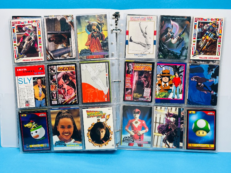 Photo 1 of 025313…final sale no returns/refunds-270 mixed character/game cards in binder