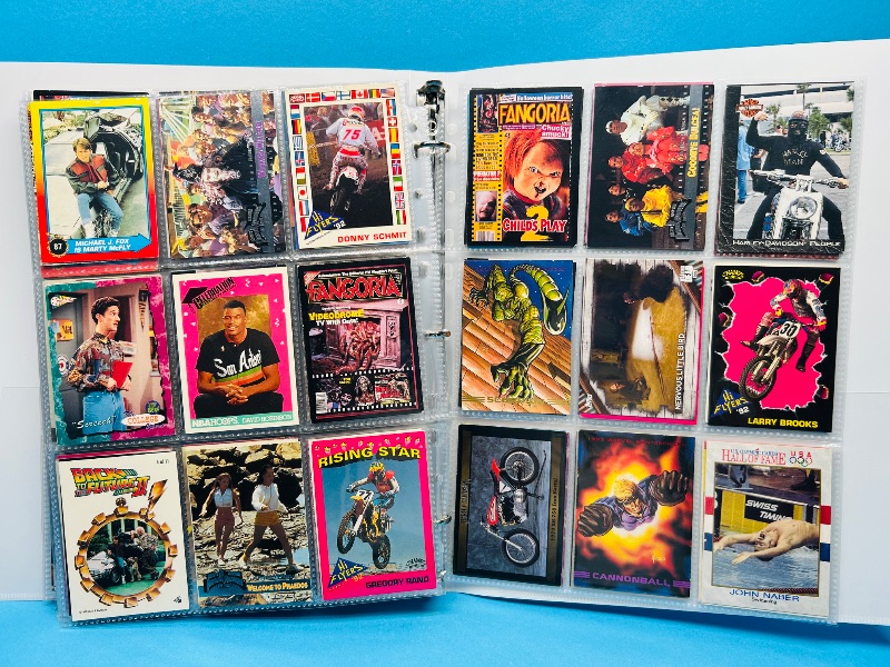 Photo 1 of 025313…final sale no returns/refunds-270 mixed character/game cards in binder