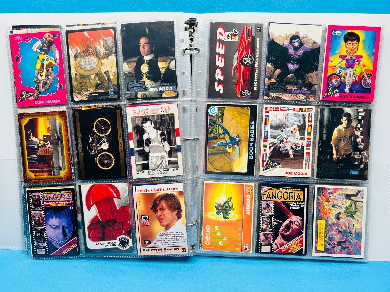 Photo 1 of 025313…final sale no returns/refunds-270 mixed character/game cards in binder