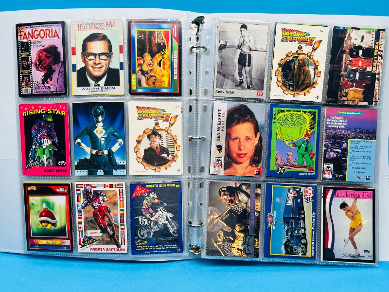 Photo 1 of 025313…final sale no returns/refunds-270 mixed character/game cards in binder