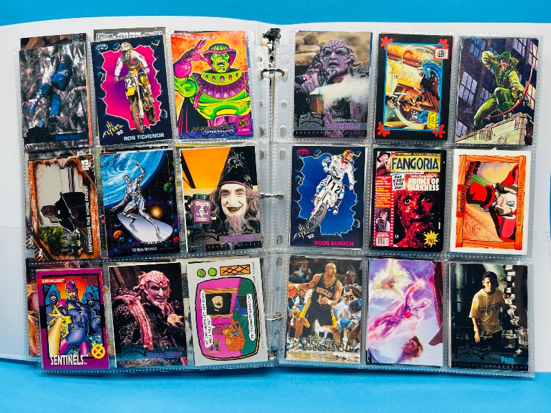 Photo 1 of 025314… final sale no returns/refunds-270 mixed character/game cards in binder