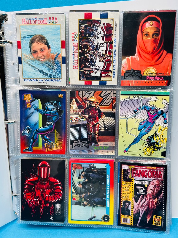 Photo 1 of 025314… final sale no returns/refunds-270 mixed character/game cards in binder