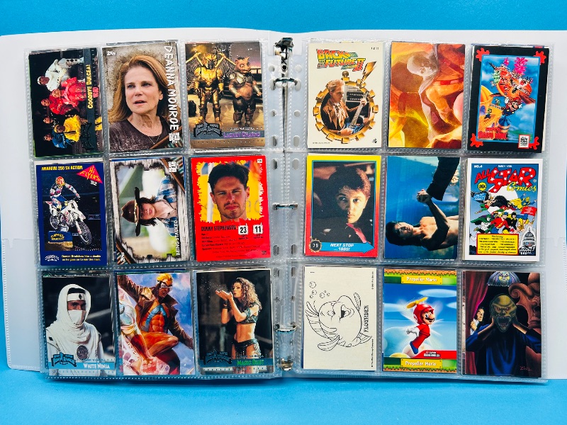Photo 1 of 025314… final sale no returns/refunds-270 mixed character/game cards in binder