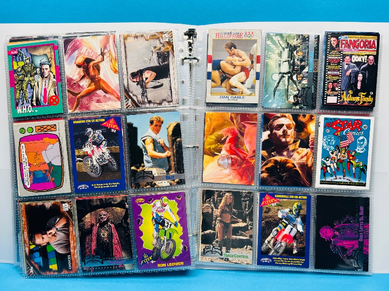 Photo 1 of 025314… final sale no returns/refunds-270 mixed character/game cards in binder