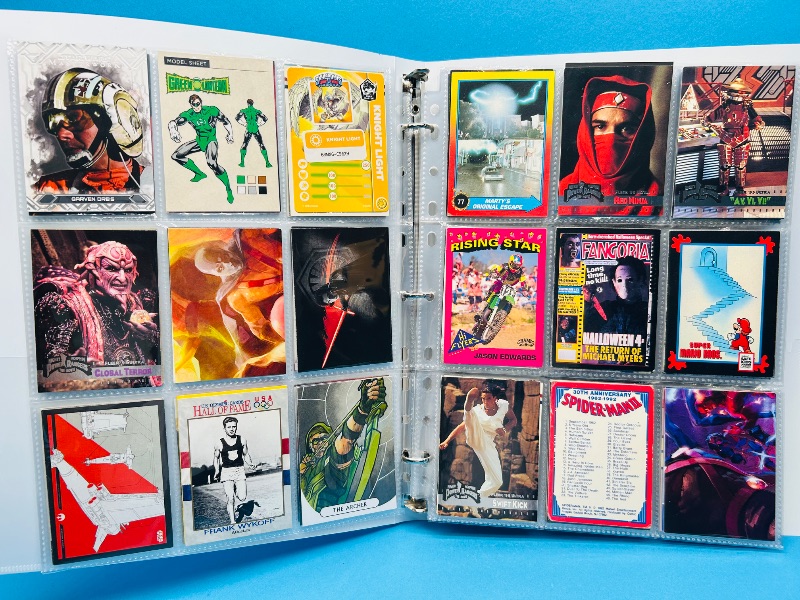 Photo 1 of 025314… final sale no returns/refunds-270 mixed character/game cards in binder