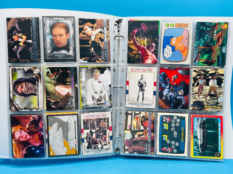 Photo 1 of 025314… final sale no returns/refunds-270 mixed character/game cards in binder