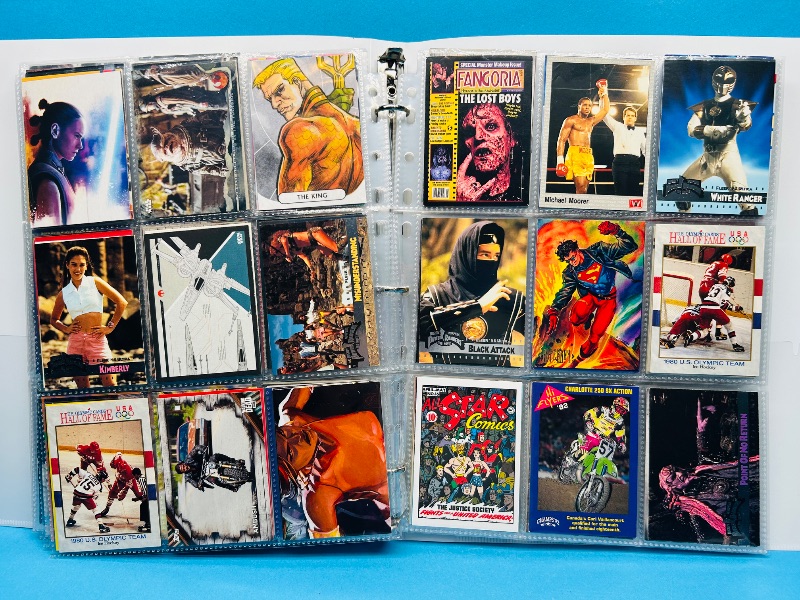 Photo 1 of 025314… final sale no returns/refunds-270 mixed character/game cards in binder