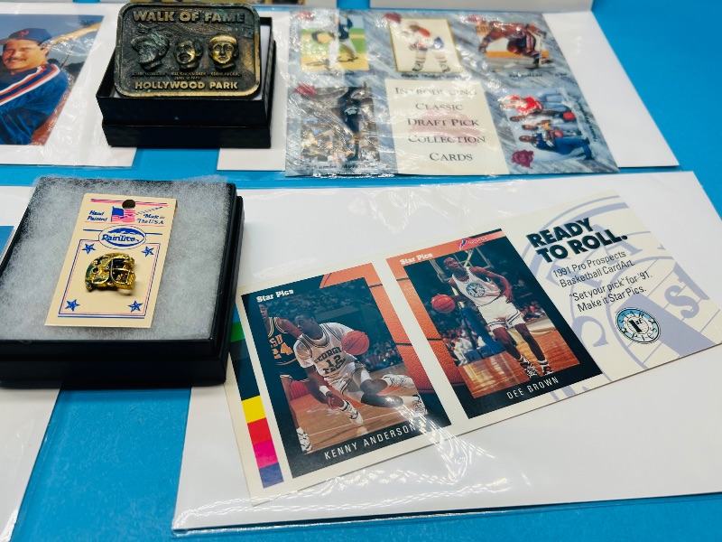 Photo 1 of 025315…misc sports memorabilia and postcards