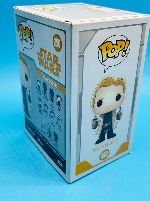 Photo 1 of 025318…Funko Pop Star Wars Tobias Beckett bobblehead figure 