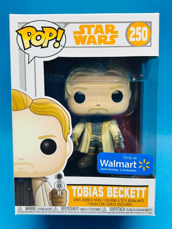 Photo 1 of 025318…Funko Pop Star Wars Tobias Beckett bobblehead figure 