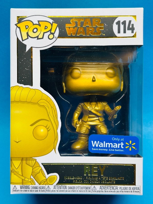 Photo 1 of 025319… Funko Pop Star Wars Rey bobblehead figure 