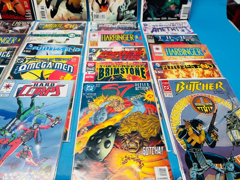 Photo 1 of 025324…final sale no refunds/returns-30 misc comics in plastic sleeves 
