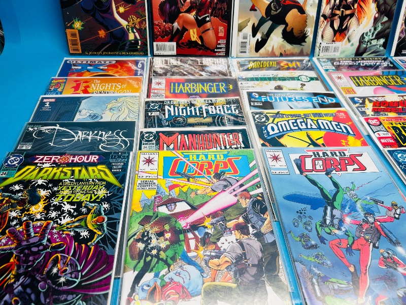 Photo 1 of 025324…final sale no refunds/returns-30 misc comics in plastic sleeves 