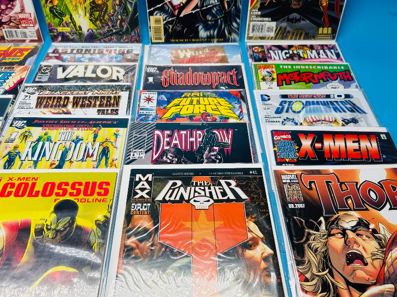Photo 1 of 025325… final sale no refunds/returns-30 misc comics in plastic sleeves 